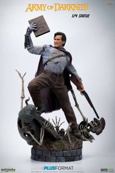 Ash Armata Delle Tenebre Army of Darkness ash 1/4 plus format statue by Infinite Statue - immagine 2