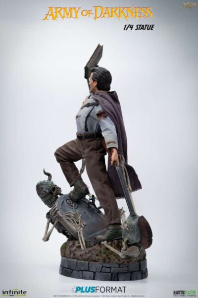 Ash Armata Delle Tenebre Army of Darkness ash 1/4 plus format statue by Infinite Statue - immagine 3