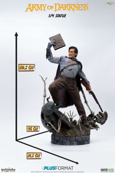 Ash Armata Delle Tenebre Army of Darkness ash 1/4 plus format statue by Infinite Statue - immagine 10