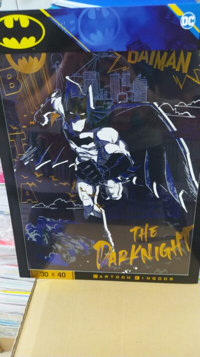 Golden Poster #01 & #02 - Batman & Joker - 30 x 40 cm by Cartoon Kingdom - immagine 2