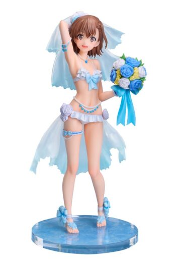 A Certain Scientific Railgun T PVC Statue 1/7 Mikoto Misaka Wedding Swimsuit Ver. 25 cm