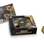 Dungeons & Dragons Premium Metal Dice Set Dragon Scale Gold (7)