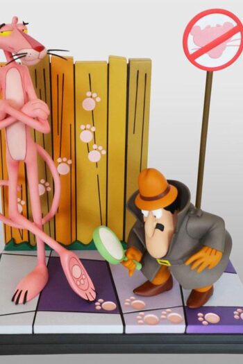 The Pink Panther Statue Pink Panther & The Inspector 41 cm