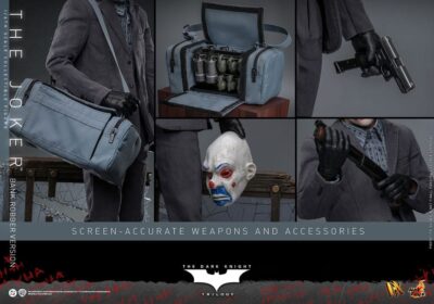 The Dark Knight DX Action Figure 1/6 The Joker (Bank Robber Version) 30 cm by Hot Toys - immagine 5