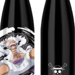 One Piece Thermo Water Bottle Luffy Gear 5 Black
