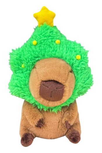 Capybara Plush Figure Capybara with Christmas Tree 32 cm