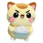 Funny Cat Plush Figure Cat with Rice 25 cm