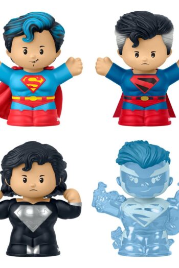 DC Comics Fisher-Price Little People Collector Mini Figures 4-Pack Superman: Through the Ages 7 cm