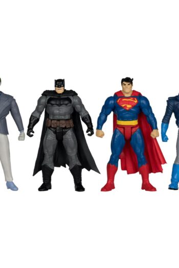 DC Direct Page Punchers Action Figure 4-Pack Batman & Son of Batman & Superman & Joker 7 cm