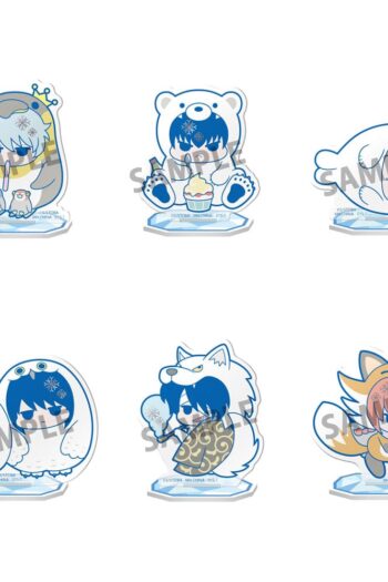 Gintama Acrylic Figure Prince Hata & Animals of Ice 6 cm Display (6)