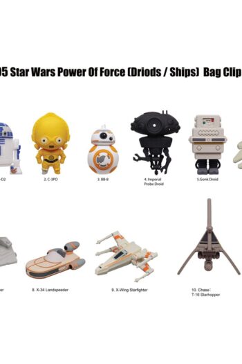 Star Wars PVC Bag Clips Series 8 Power Of Force Display (24)