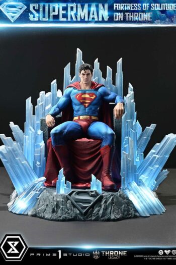 DC Comics Throne Legacy Collection Statue Statue 1/4 Superman Fortress of Solitude on Throne (Design by Gabriele Dell'Otto) 52 cm