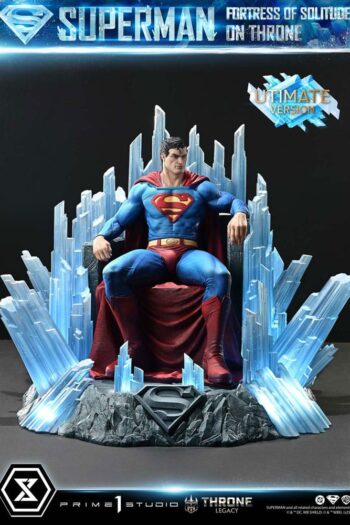 DC Comics Throne Legacy Collection Statue Statue 1/4 Superman Fortress of Solitude on Throne (Design by Gabriele Dell'Otto) Ultimate Bonus Version