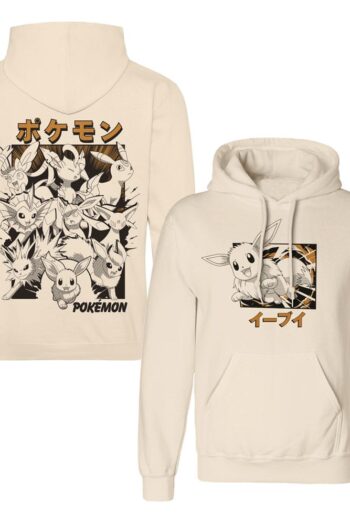 Pokémon Hooded Sweater Eevee Evolutions Katakana Size S
