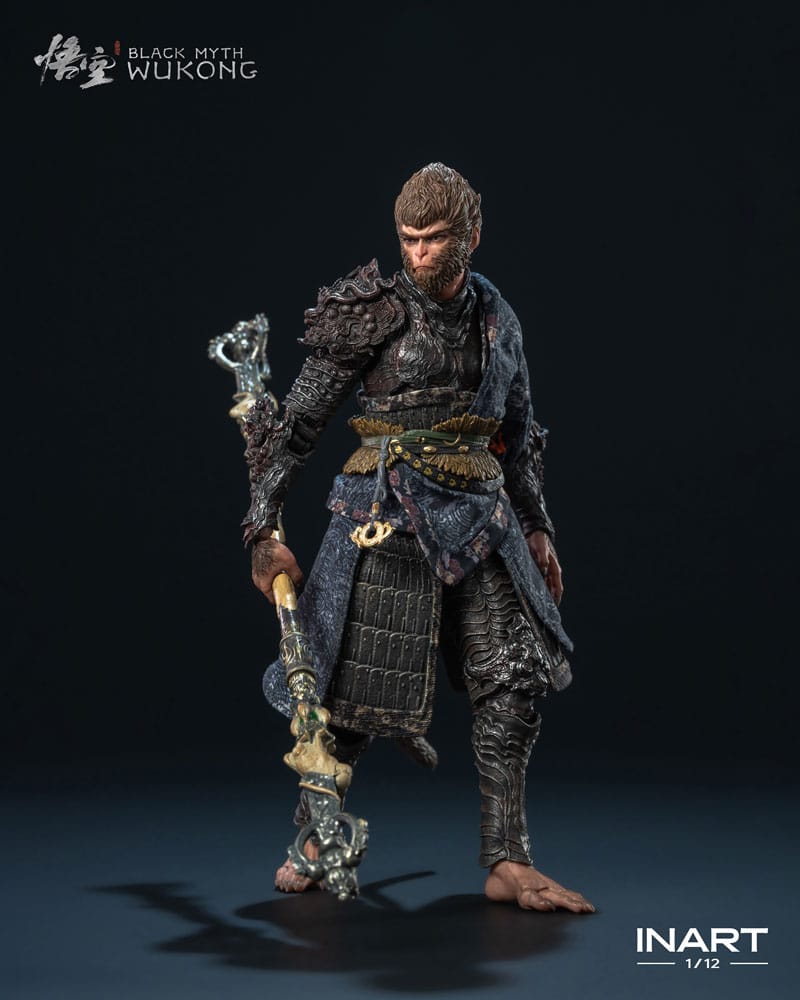 x_qs-magg0002dlx Black Myth: Wukong Action Figure 1/12 The Destined One in the Bronze Armor Set Deluxe Ver. 16 cm - immagine 1