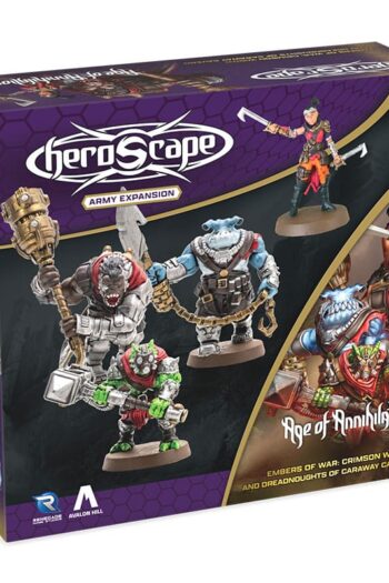 Heroscape Army Expansion Embers of War: Crimson Widow & Dreadnoughts of Caraway Cavern *English Version*