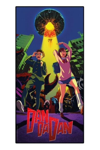 Dandadan Towel Okarun & Momo Paranormal Invasion 150 x 75 cm