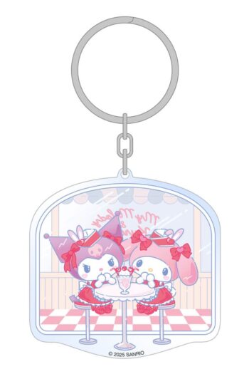 Sanrio Acrylic Keychain Hello Kitty & Friends American Diner 6 cm
