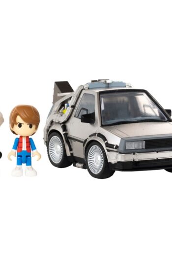 Back to the Future Q-Village Vehicle with mini-figures Time Machine 9 cm