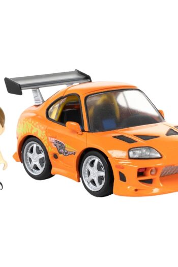 Fast & Furious Q-Village Vehicle with mini-figure Toyota Supra JZA80 9 cm