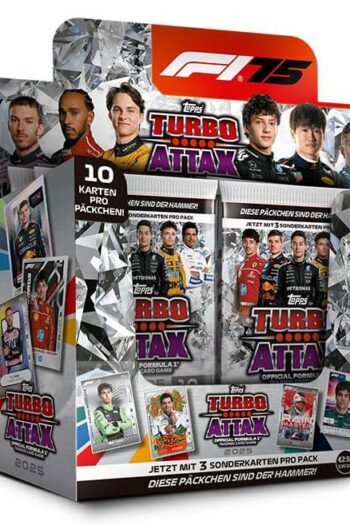 Formula 1 Turbo Attax TCG 2025 Booster Display (24)