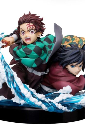 Demon Slayer: Kimetsu no Yaiba PVC Statue Tanjiro & Giyuu 13 cm
