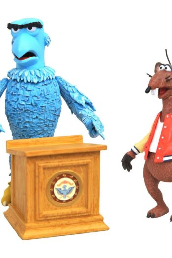 The Muppets Select Action Figure 2-Pack Sam the Eagle & Rizzo the Rat 13 cm