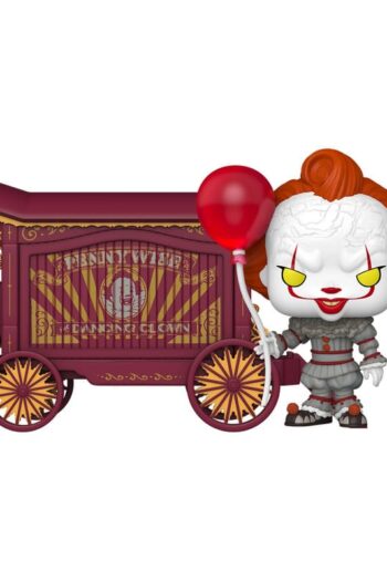 It-Welcome to Derry POP! Town Vinyl Figure Pennywise & Wagon 9 cm