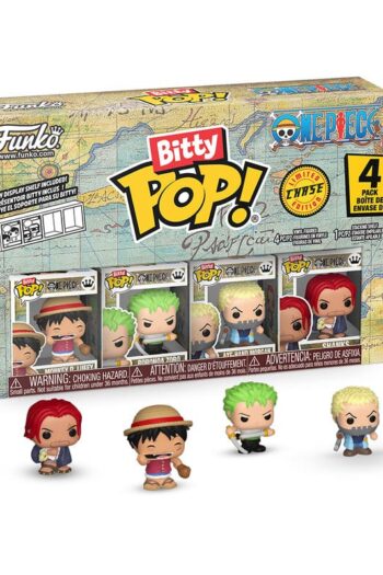 One Piece Bitty POP! Vinyl Figure 4-Pack Luffy 2,5 cm