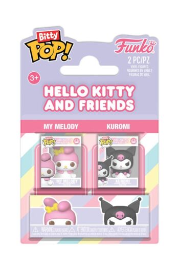 Hello Kitty Bitty POP! Vinyl Figures 2-Pack My Melody&Kuromi 2 cm