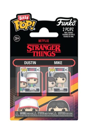 Stranger Things Bitty POP! Vinyl Figure 2-Pack Dustin & Mike 2,5 cm