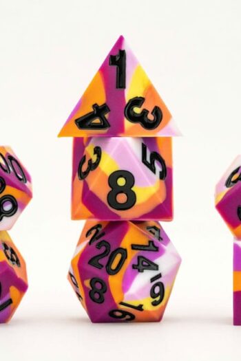 MDG Dice Set Pride Lesbian Flag