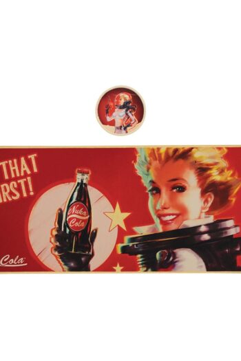 Fallout Desk Pad & Coaster Set Nuka-Cola