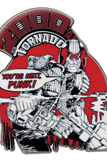 2000 AD Pin Badge Judge Dredd You're Next Punk Limited Edition