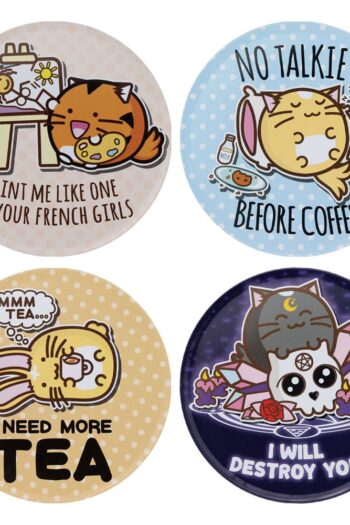 Fuzzballs Coaster 4-Pack