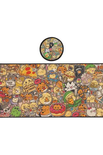 Fuzzballs Desk Pad & Coaster Set