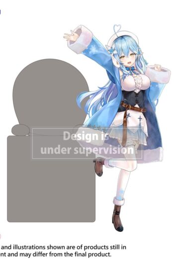 Hololive Production Hikkake PVC Statue Yukihana Lamy 10 cm