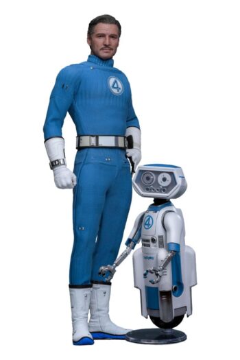 The Fantastic Four: First Steps Movie Masterpiece Action Figure 2-Pack 1/6 Mister Fantastic & H.E.R.B.I.E. 30 cm