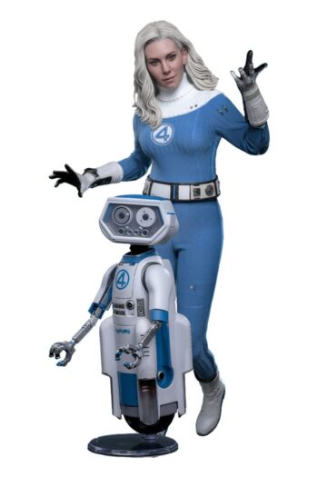 The Fantastic Four: First Steps Movie Masterpiece Action Figure 2-Pack 1/6 Invisible Woman & H.E.R.B.I.E. 28 cm