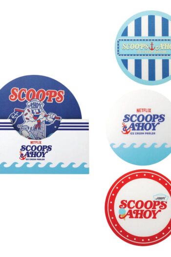 Stranger Things Scoops Ahoy Coaster 4-Pack