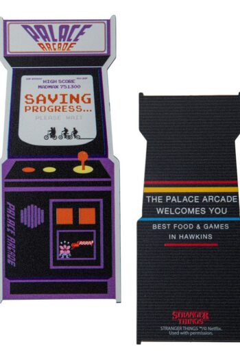 Stranger Things Bookmark Arcade Metal