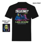 Scream T-Shirt Ghost Face Late Night Talking  Size M