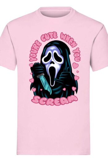 Scream T-Shirt Ghost Face You're Cute when you Scream Size M