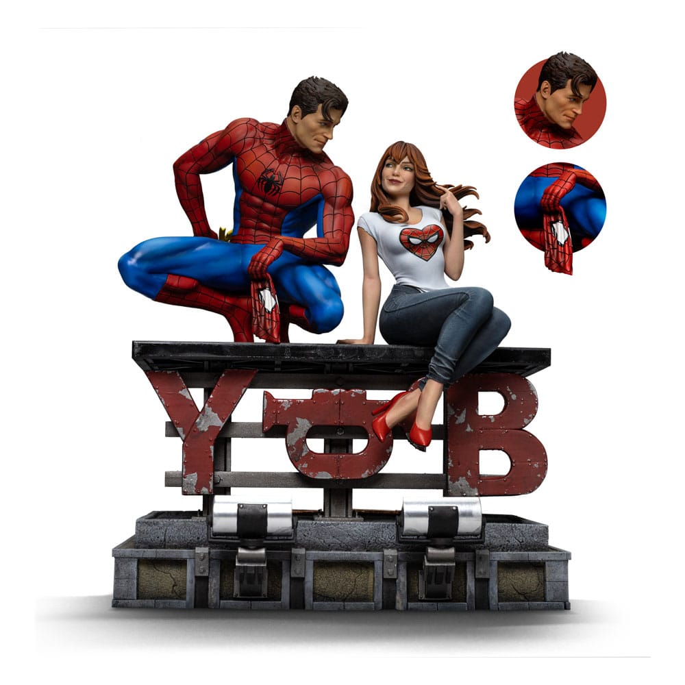 x_is95754 Spider-Man Diorama Art Scale Statue 1/6 Spider-Man and Mary Jane 35 cm - immagine 1