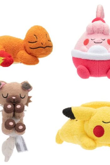 Pokémon Sleeping Plush Figure Version 5 12 cm Assortment (9)