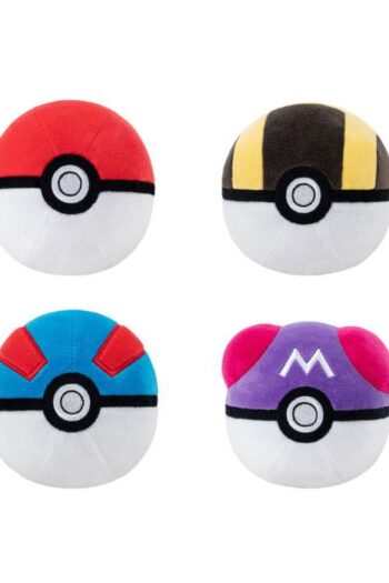 Pokémon Plush Figure Pokeball Version 1 10 cm Assortment (6)