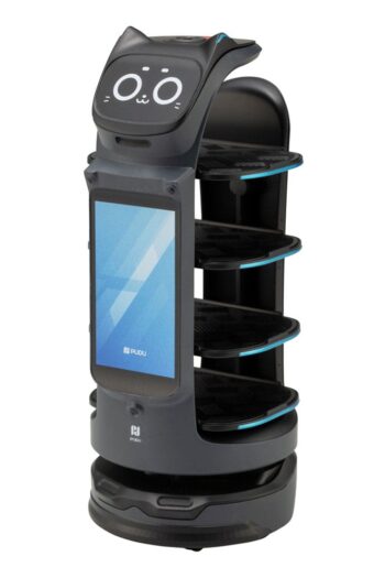 Pudu Robotics Plastic Model Kit Bellabot Black Ver. 11 cm