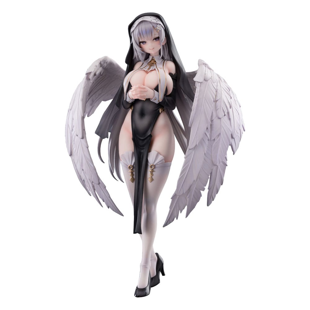 x_kwde68080 Original Character PVC Statue 1/6 Angel Sister Holy Wing Normal Edition 28 cm - immagine 1