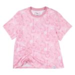 Disney by Loungefly Tee T-Shirt Unisex Hannah Montana Shirred Hem Size L