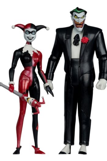 Batman: The Animated Series DC Direct Action Figures Harley Quinn & The Joker (Mad Love) (Gold Label) 18 cm